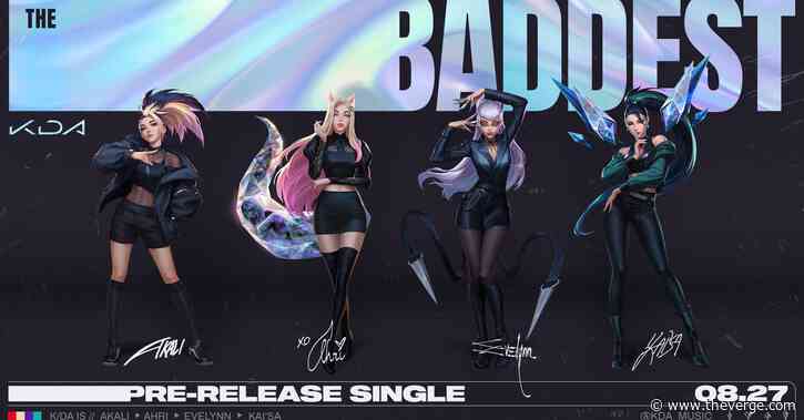 League of Legends’ virtual K-pop group K/DA is back with a new song