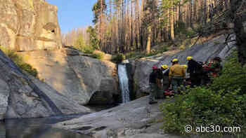 Oakhurst man rescued after falling down waterfall in Sierra National Forest