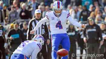 Hauschka cut by Bills as rookie wins kicker job