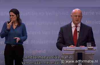 De ferme taal van Grapperhaus is in zijn flauwe verklaring volledig verdwenen