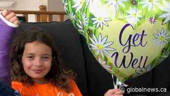 B.C. girl makes unlikely pen pals after ‘get well’ balloons travel 1,300 km over Rocky Mountains