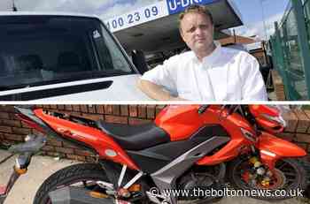 Thieves stole 3 vans from U-Drive and stashed stolen motorbike in 1 of them