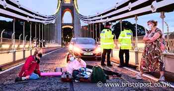 XR activists arrested after blocking Clifton Suspension Bridge