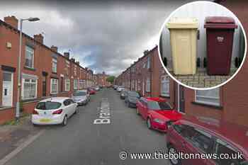 Crews called to nuisance bin fire behind Bolton houses