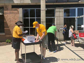 Free mask and food giveaway