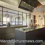 Rationalist elements from the 1950s combine with pop colours for Parioli residence