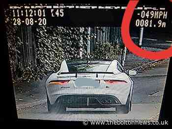 Cars caught speeding in Bolton at nearly twice the limit