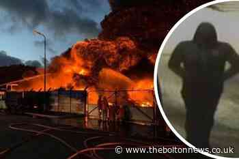 Police investigating large scrapyard fire in Ince look for man