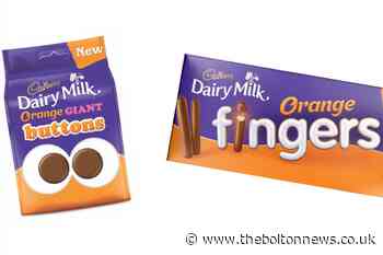 Cadbury's new orange flavour Dairy Milk chocolate fingers and giant buttons - where to buy them