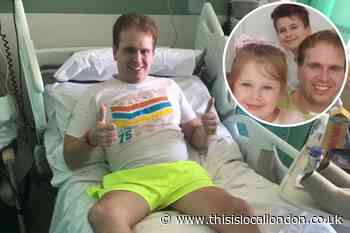 Thamesmead dad thanks NHS workers who saved him from Covid-19