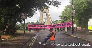 Police closing Suspension Bridge are 'doing our job for us' say XR