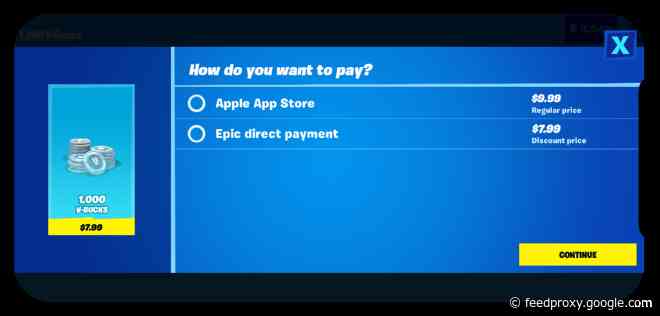 Epic Games says Fortnite’s new season won’t be available on iPhone, iPad, or Mac