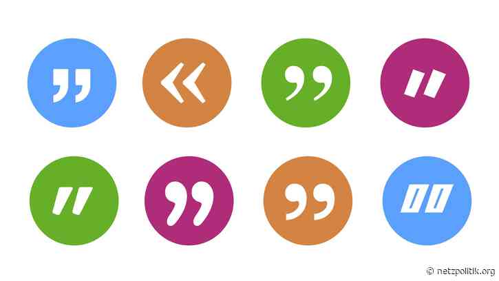 Zensurheberrecht: Wer sich mit Zitaten schmückt, darf nicht zu kritisch sein