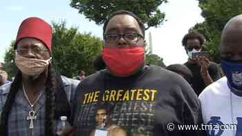 Jacob Blake's Dad Arrives at 'Get Your Knee Off Our Necks' Event