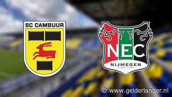 LIVE | NEC opent nieuw seizoen in eerste divisie met lastig uitduel tegen Cambuur
