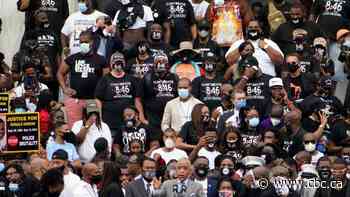 In a week of protests and outrage over police shootings, thousands gather in D.C. for civil rights march