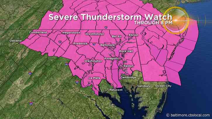 Maryland Weather: Severe Thunderstorm Warnings, Flash Flood Watch Issued