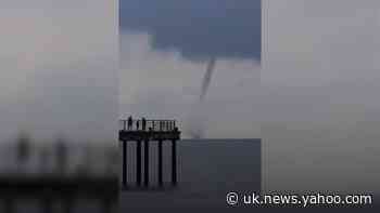 Waterspout seen off the coast of Suffolk