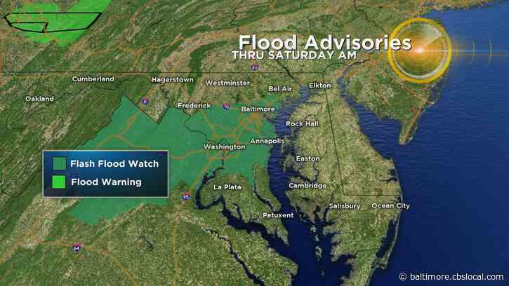 Maryland Weather: Severe Thunderstorm, Flash Flood Watches Issued