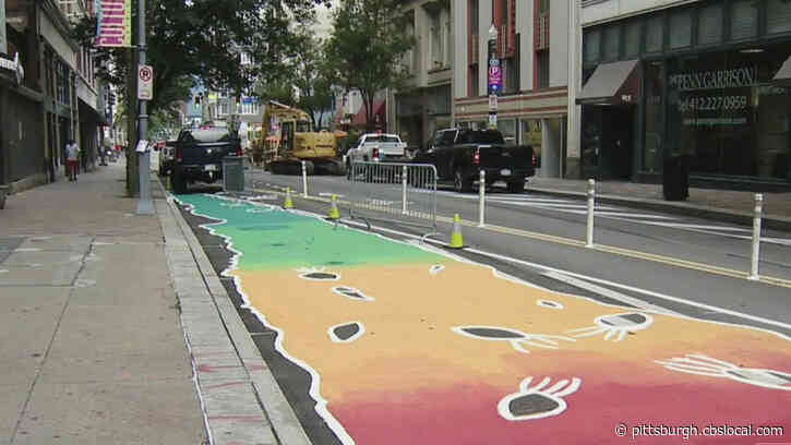 Local Artist Creates 3,500-Square-Foot Mural On Penn Avenue