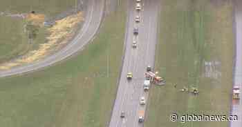 Man seriously injured in collision on Anthony Henday Drive in northeast Edmonton - Global News