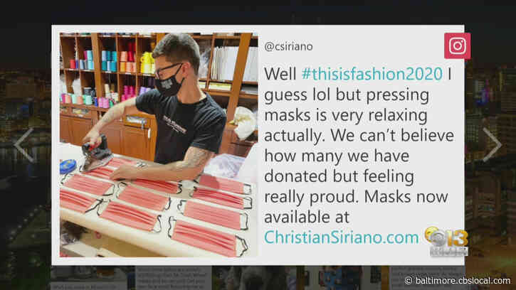 Annapolis Native, Fashion Designer Christian Siriano ‘Feeling Really Proud’ Of Efforts To Donate Masks Amid Coronavirus Pandemic