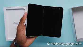 Microsoft Surface Duo gets unboxed (Video)