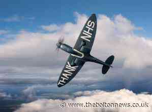 Thank U NHS spitfire set to fly over Bolton and you can get name of your NHS loved one on it
