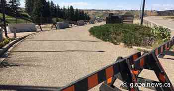 City of Lethbridge working to repair walkway and parking lot at Brewery Hill - Global News