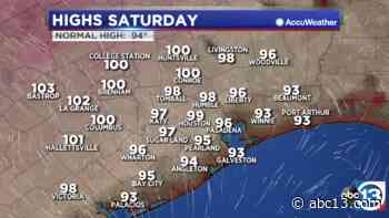 Houston weather forecast: Laura's rainband could bring scattered downpours Friday - KTRK-TV