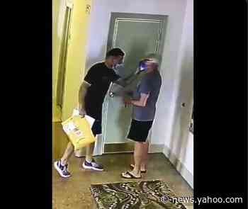 Amazon driver hits 73-year-old man in the face after being 'asked to wear a face mask' while delivering packages