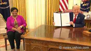 President Trump pardons Alice Johnson