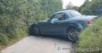 Country lane to one of best beaches in South West jammed by tourist