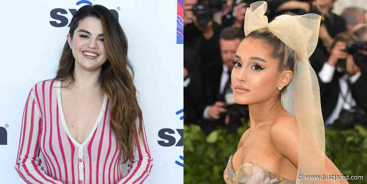 Ariana Grande Sent Selena Gomez An Ice Cream Cone Shaped Flower Arrangement After 'Ice Cream' Song Premiere