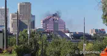 More generator issues creating black smoke at Canada Place: Edmonton fire officials