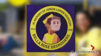 Lemonade Stand to honour Bella Desrosiers