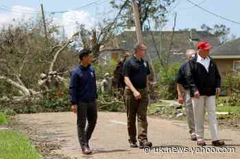 Trump tours Louisiana city hit by Hurricane Laura, says state 'rebuilds fast'