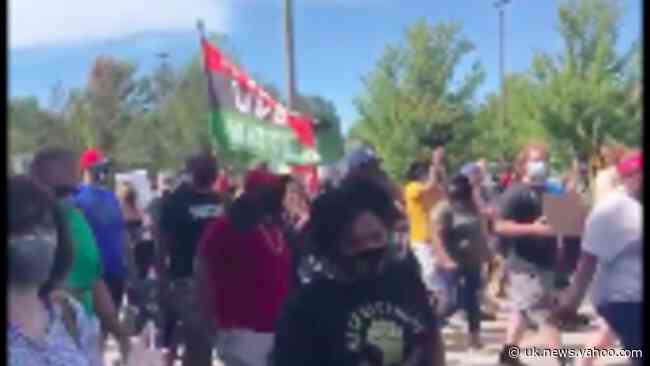 Demonstrators in Kenosha Join March Organized by Jacob Blake's Family