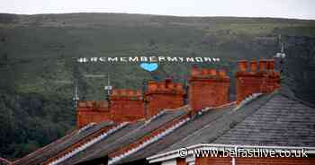 Noah Donohoe message appears in huge letters on Black Mountain - Belfast Live