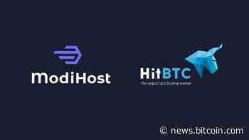 ModiHost's Token Is Live on HitBTC, the Leading European Bitcoin Exchange | Press release - bitcoin.com