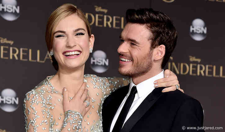 'Cinderella' Co-Stars Lily James & Richard Madden Reunite in Scotland!