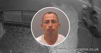 The moment a man pointed firearm at a motorcyclist outside his home