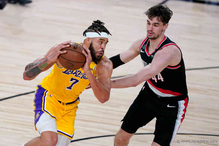 Game 5 Photos: Lakers defeat Trail Blazers, advance to second round