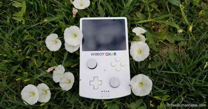 Modder makes a portable Wii out of the body of a GameBoy Color