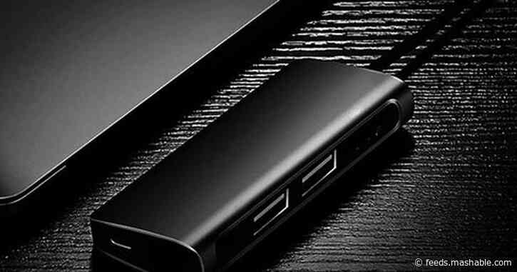 Make your laptop more efficient with this 7-in-1 USB-C hub