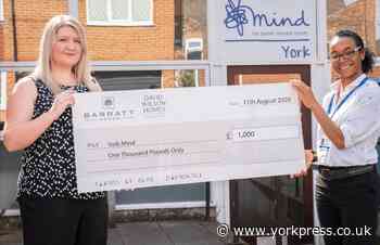 Housebuilder supports York Mind