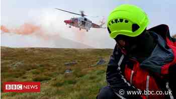 Charity Cairngorms mountain walk ends in helicopter rescue