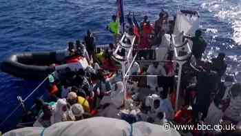 Migrant rescue: UN urges help as 200 taken off Banksy rescue boat