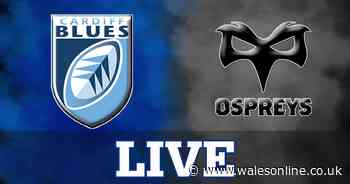 Cardiff Blues v Ospreys: Live updates