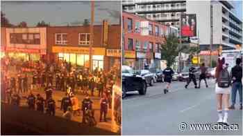 Altercation at Toronto demonstration leaves 7 officers injured, 2 arrested